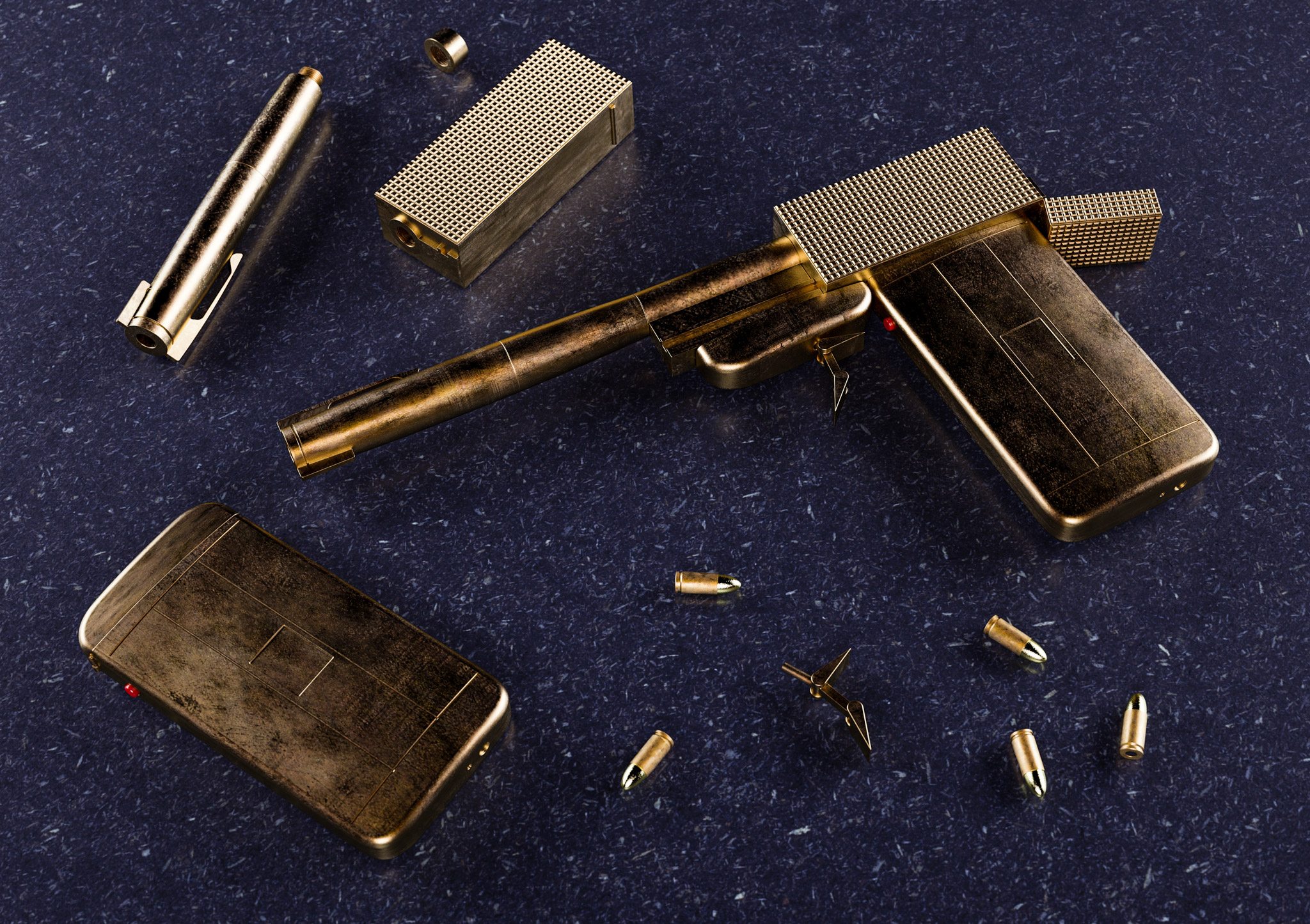 The Golden gun from the Man with the golden gun