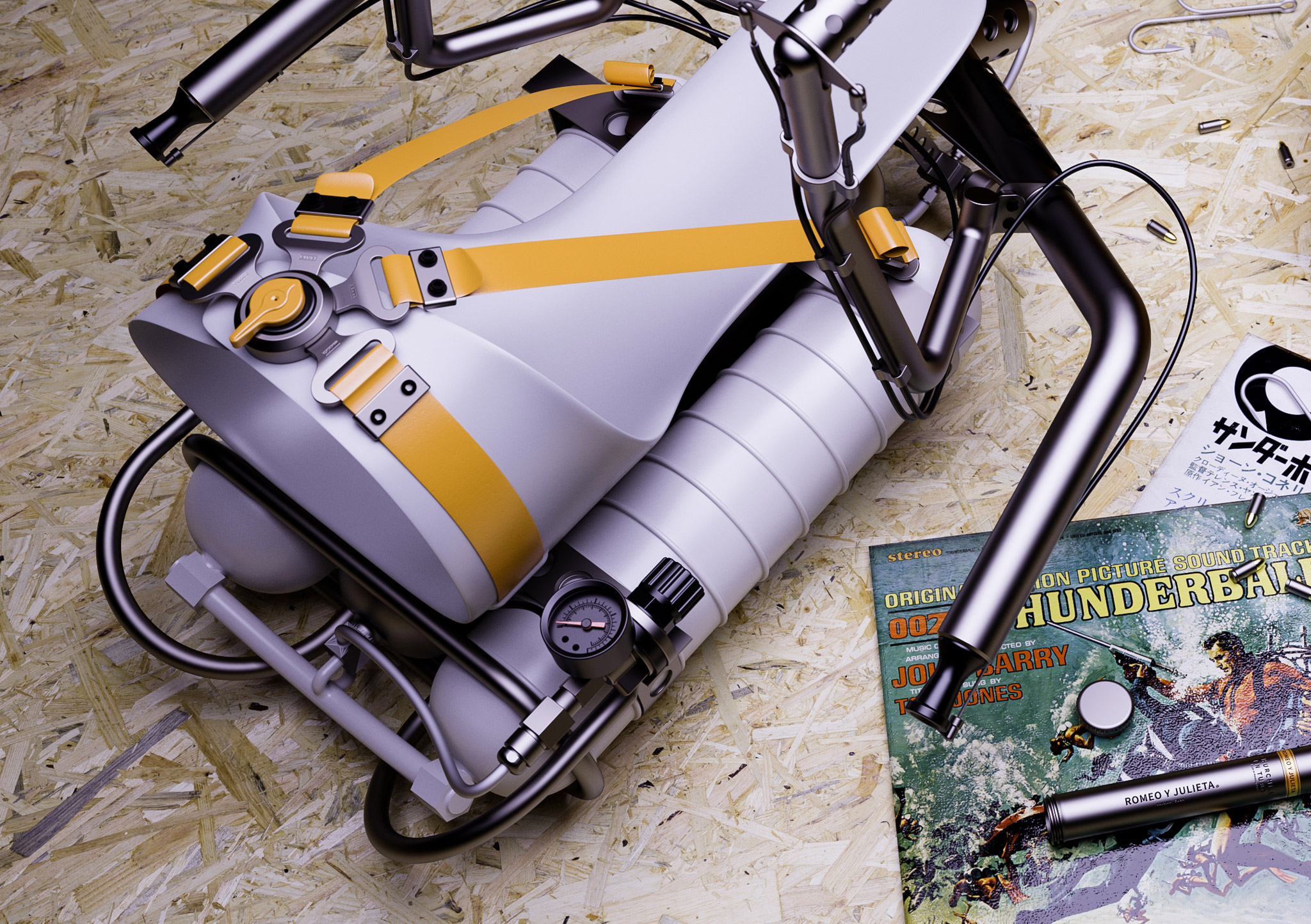 007 Bell textron rocket belt from Thunderball